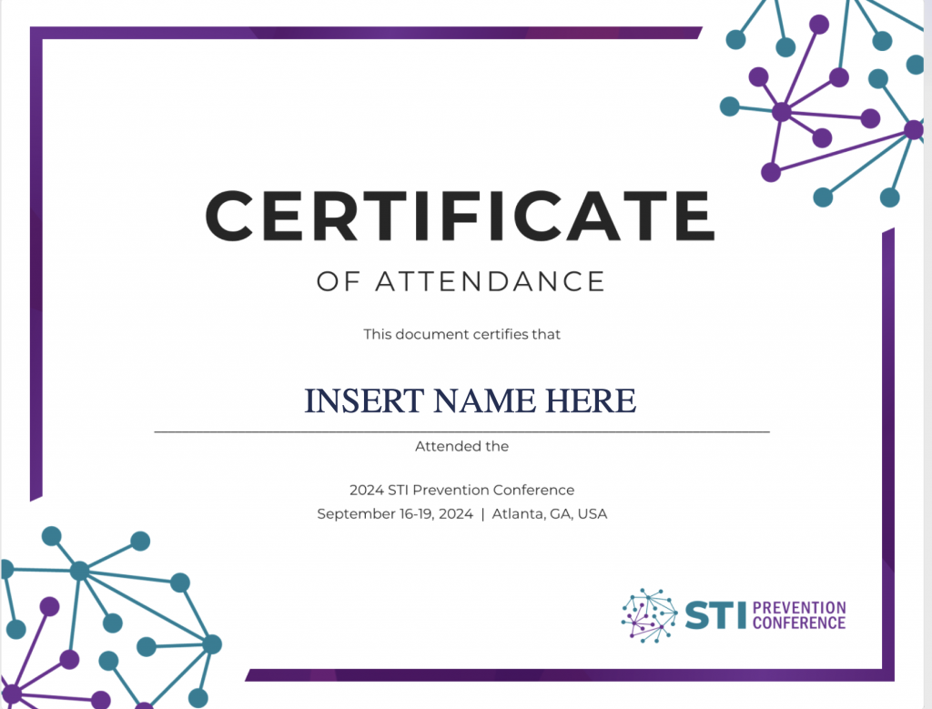 Certificate of Attendance